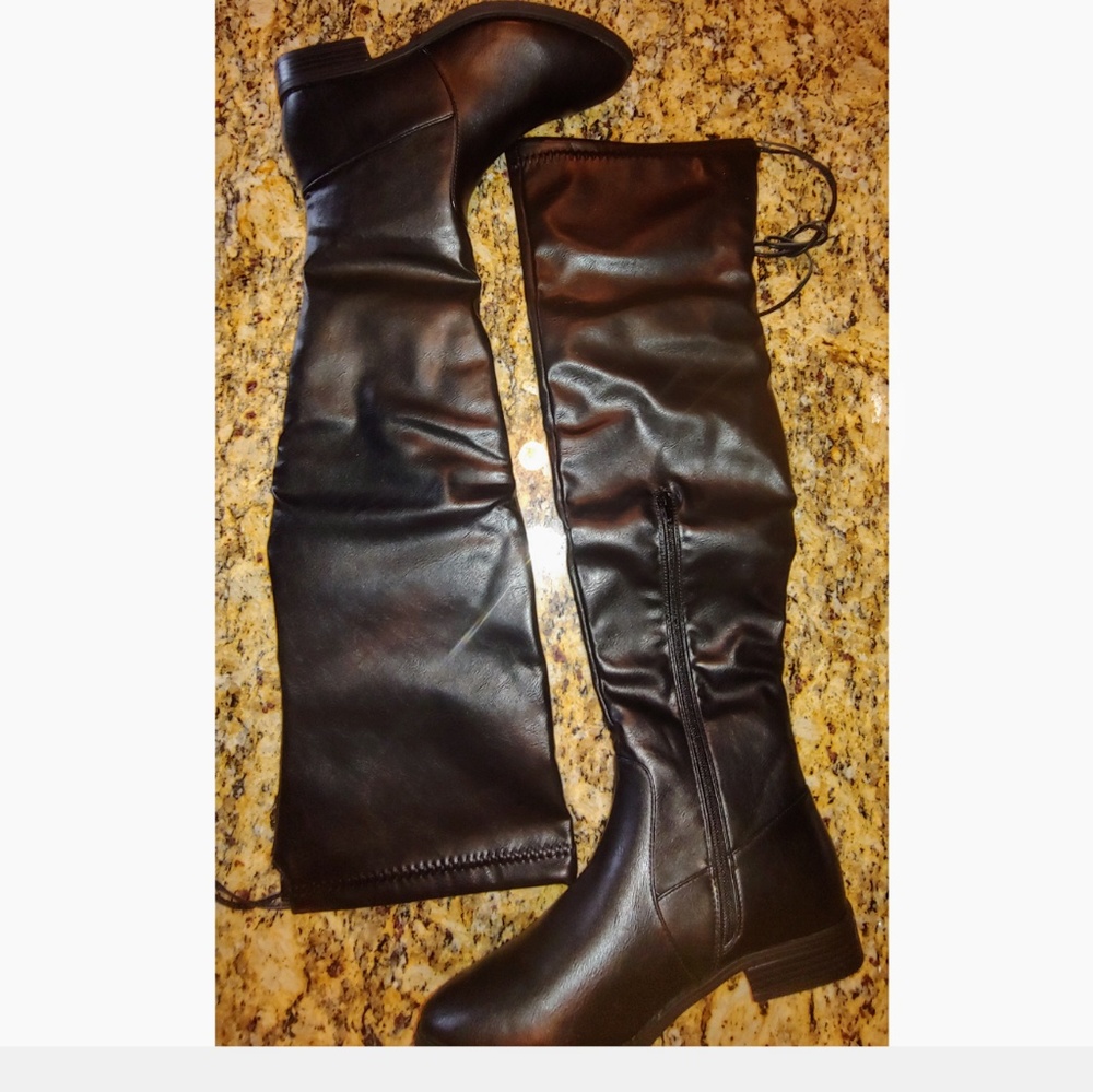 New in box over the knee boots